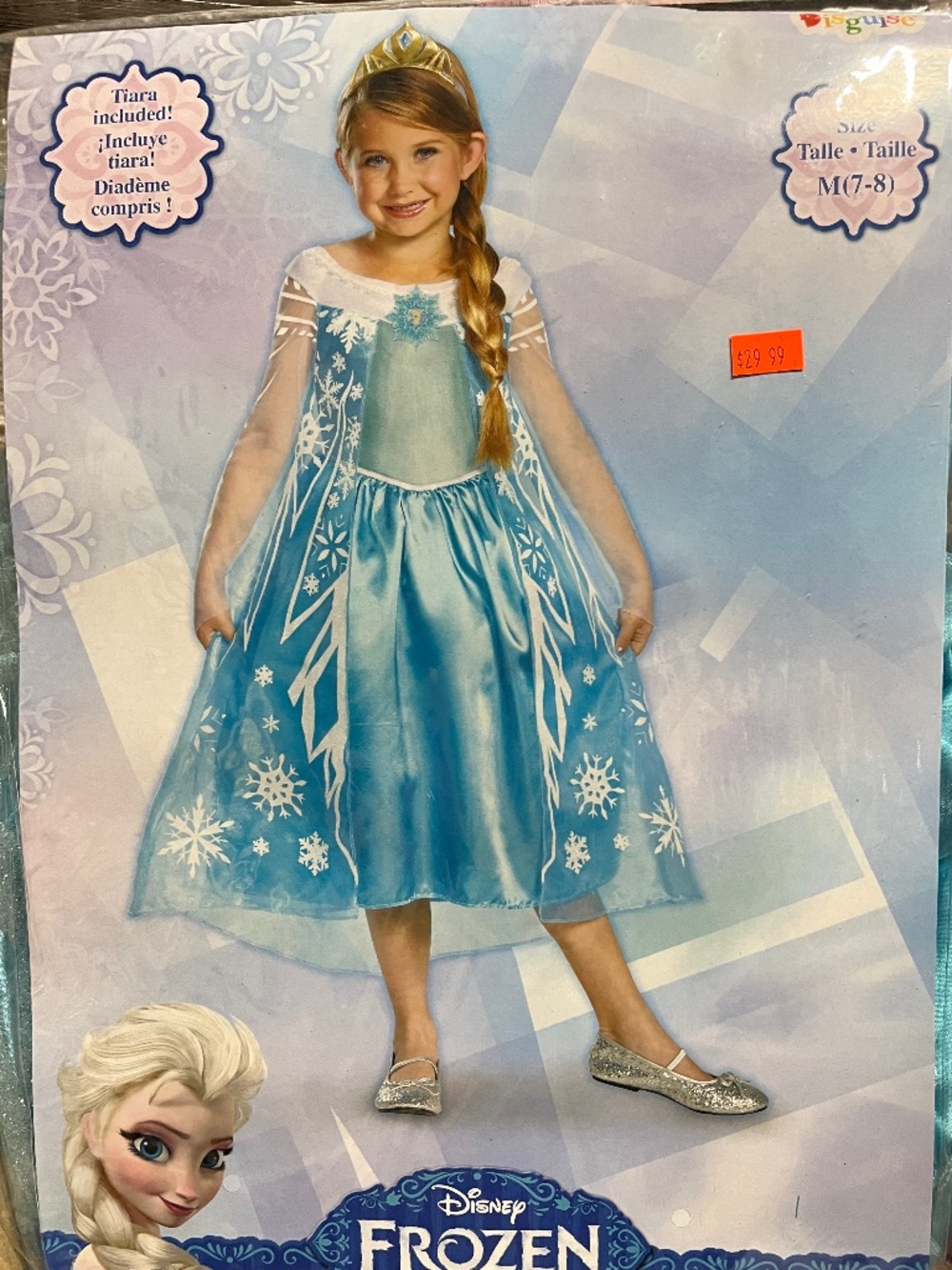 Disney Frozen ELSA Child Costume Size M (7-8) Brand New